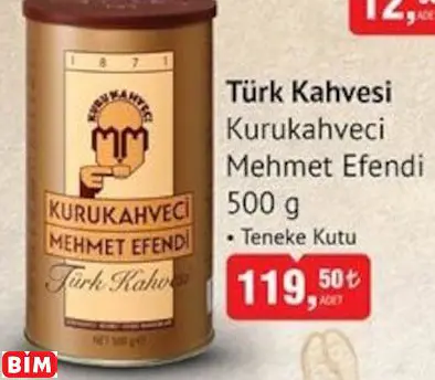 KURUKAHVECİ MEHMET EFENDİ  TÜRK KAHVESİ